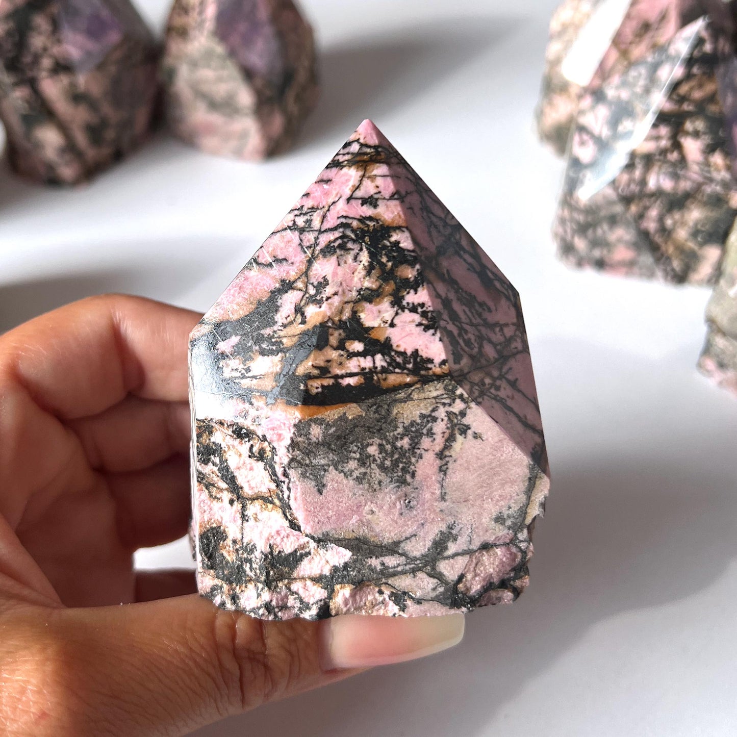 Rhodonite Top Polished Point