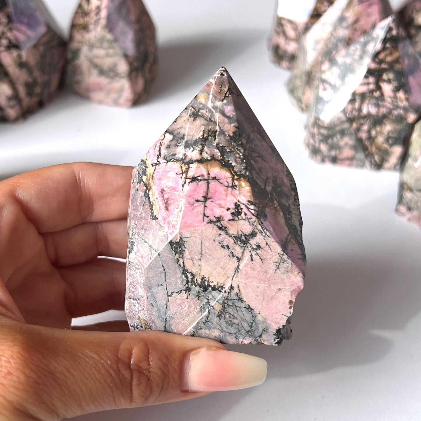 Rhodonite Top Polished Point