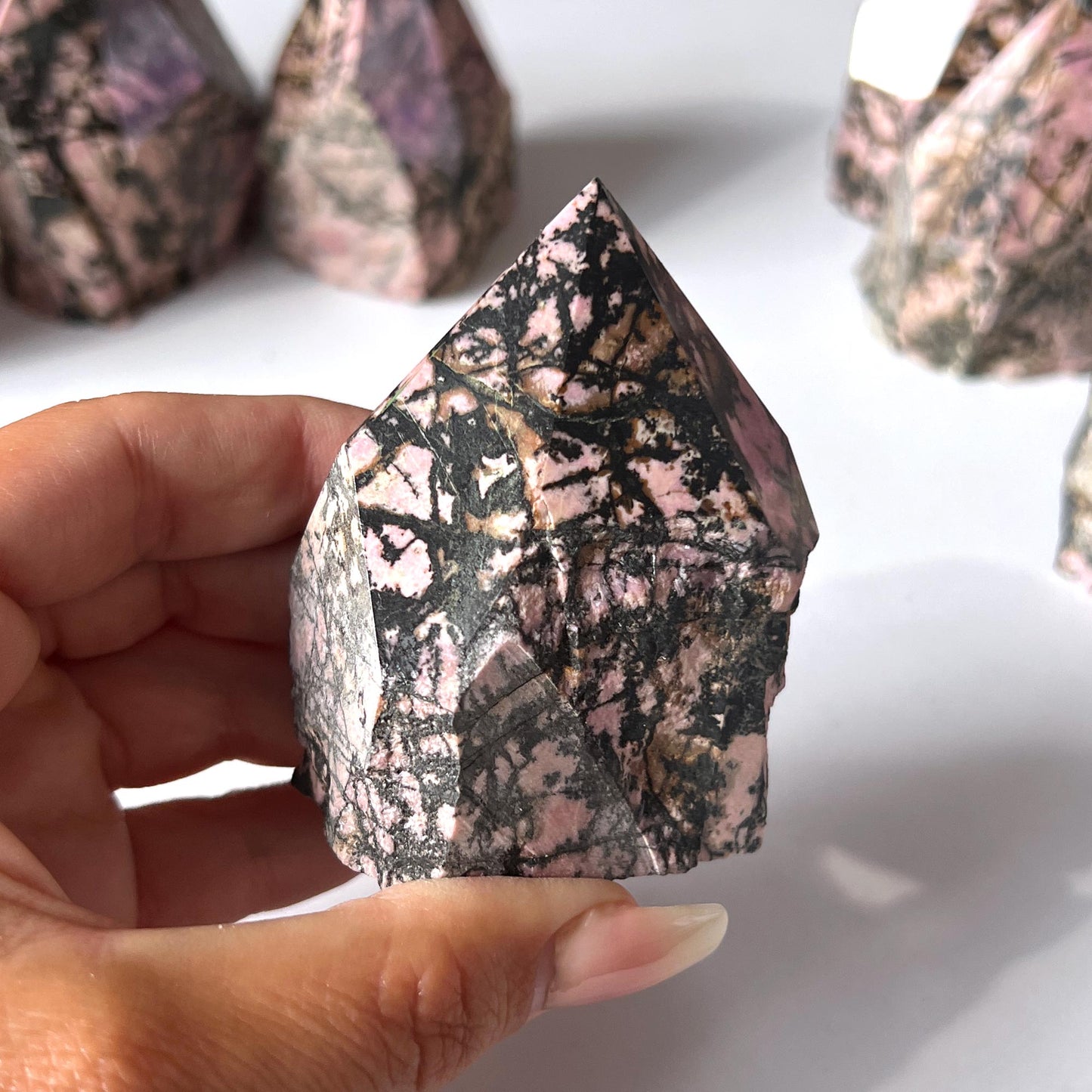 Rhodonite Top Polished Point