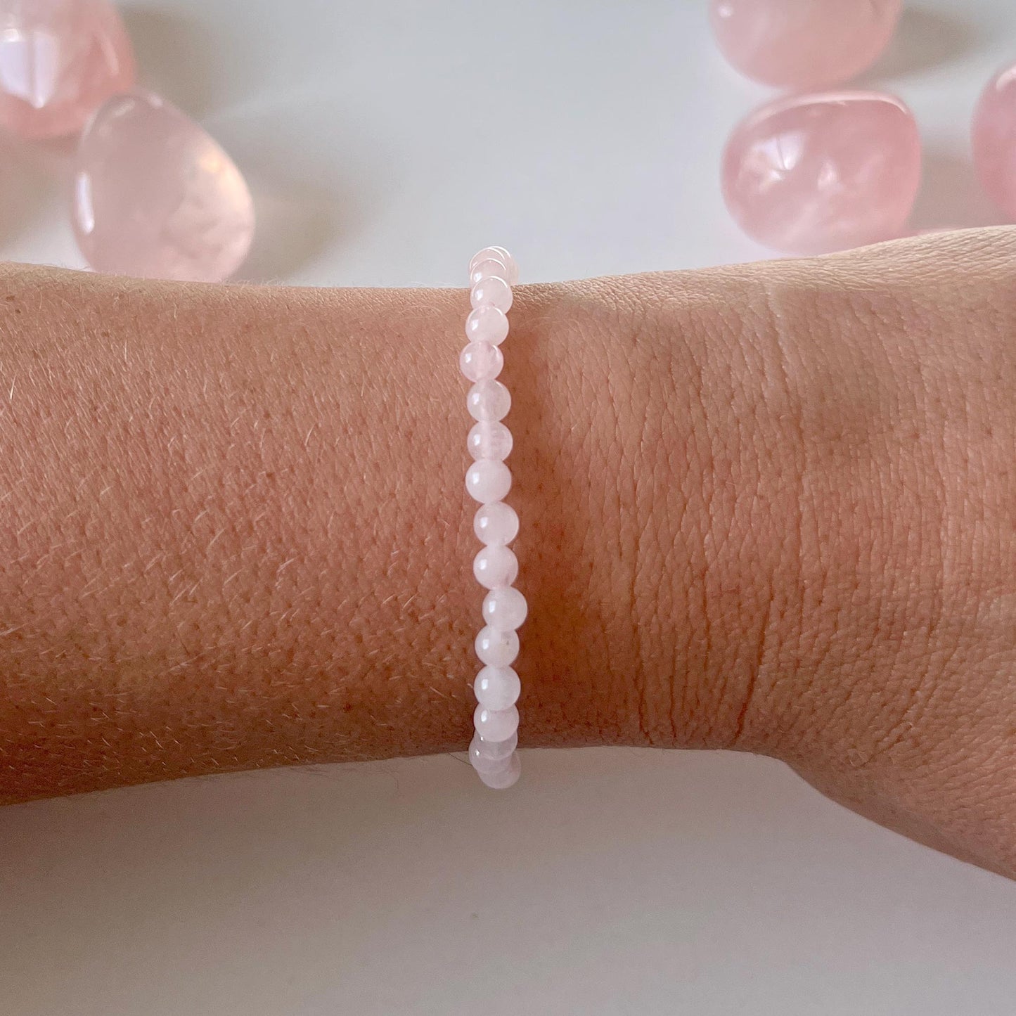 Rose Quartz Bracelet 4mm