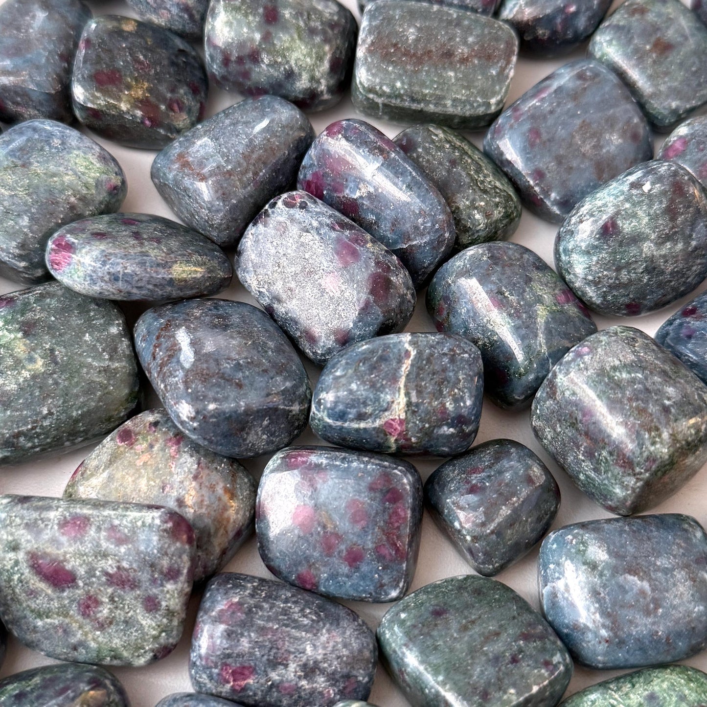 Ruby Blue Kyanite Tumbled Stone