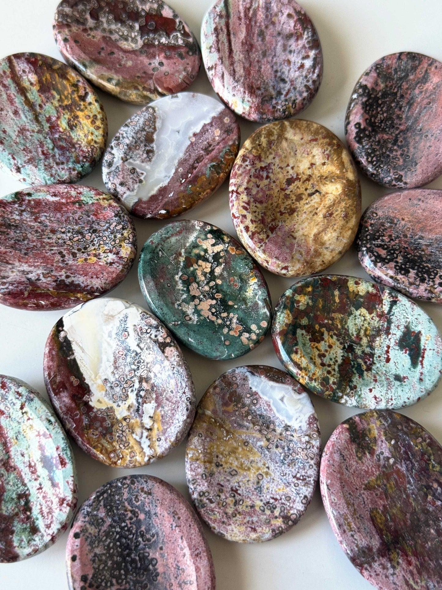 Sea Jasper Worry Stone