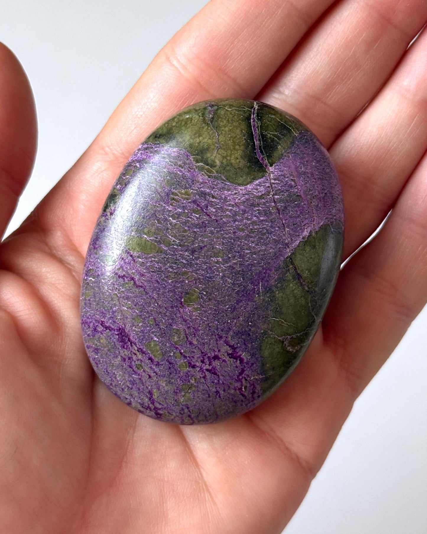 Stichtite Palm Stone