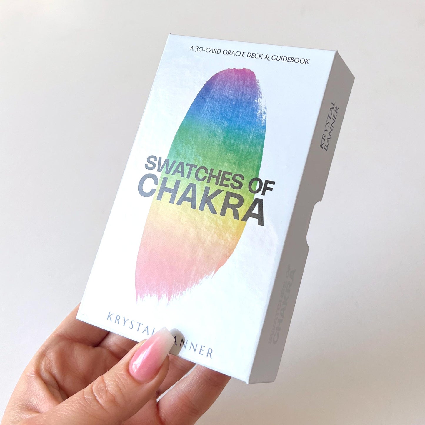 Swatches of Chakra Oracle Deck