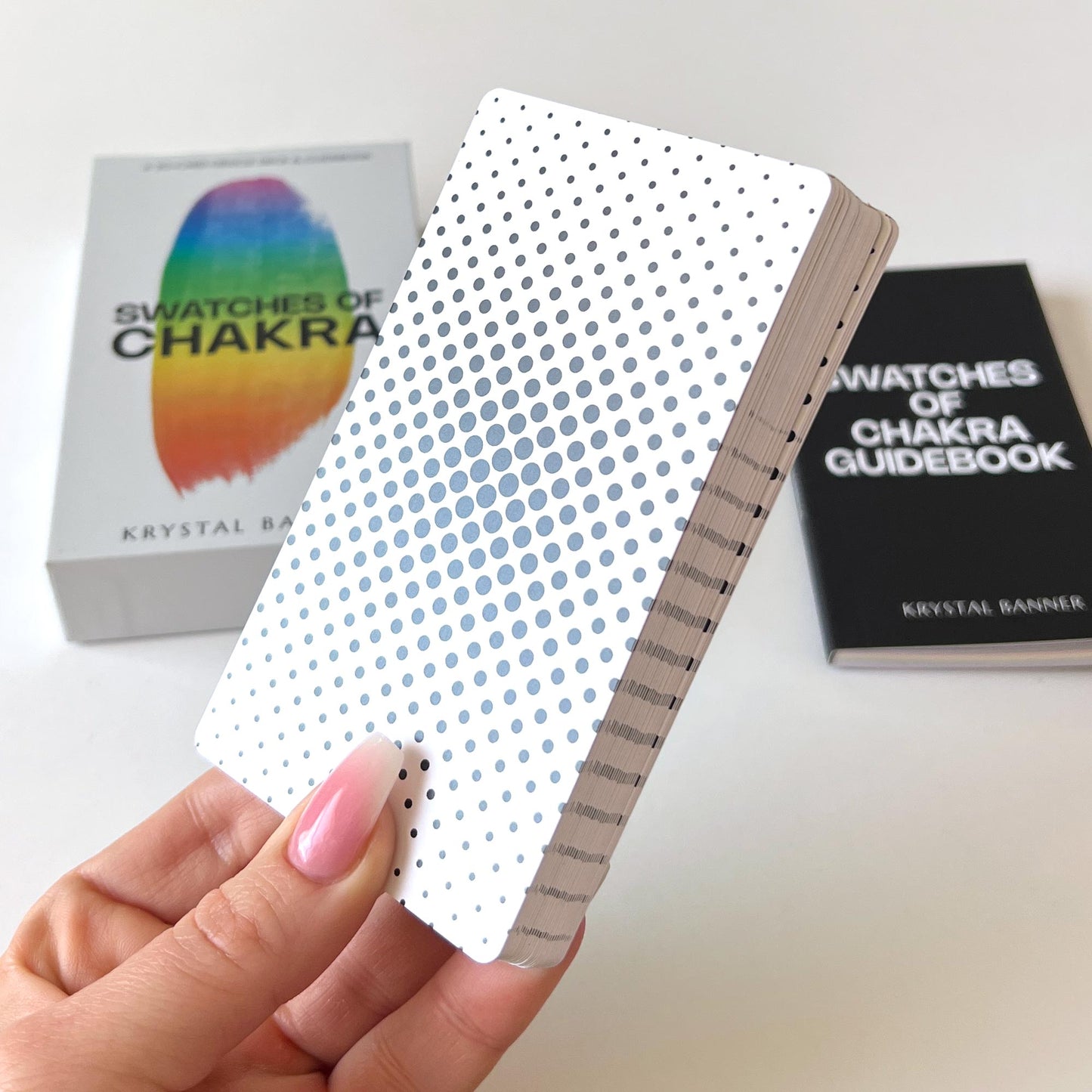 Swatches of Chakra Oracle Deck