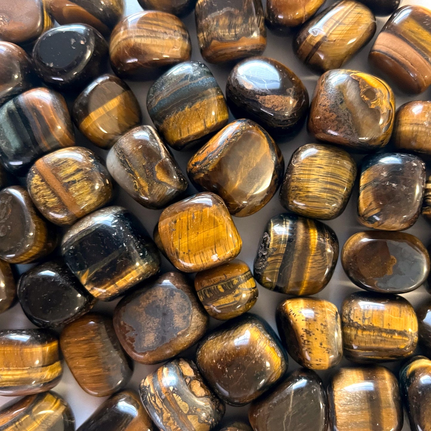 Tiger's Eye Tumbled Stone