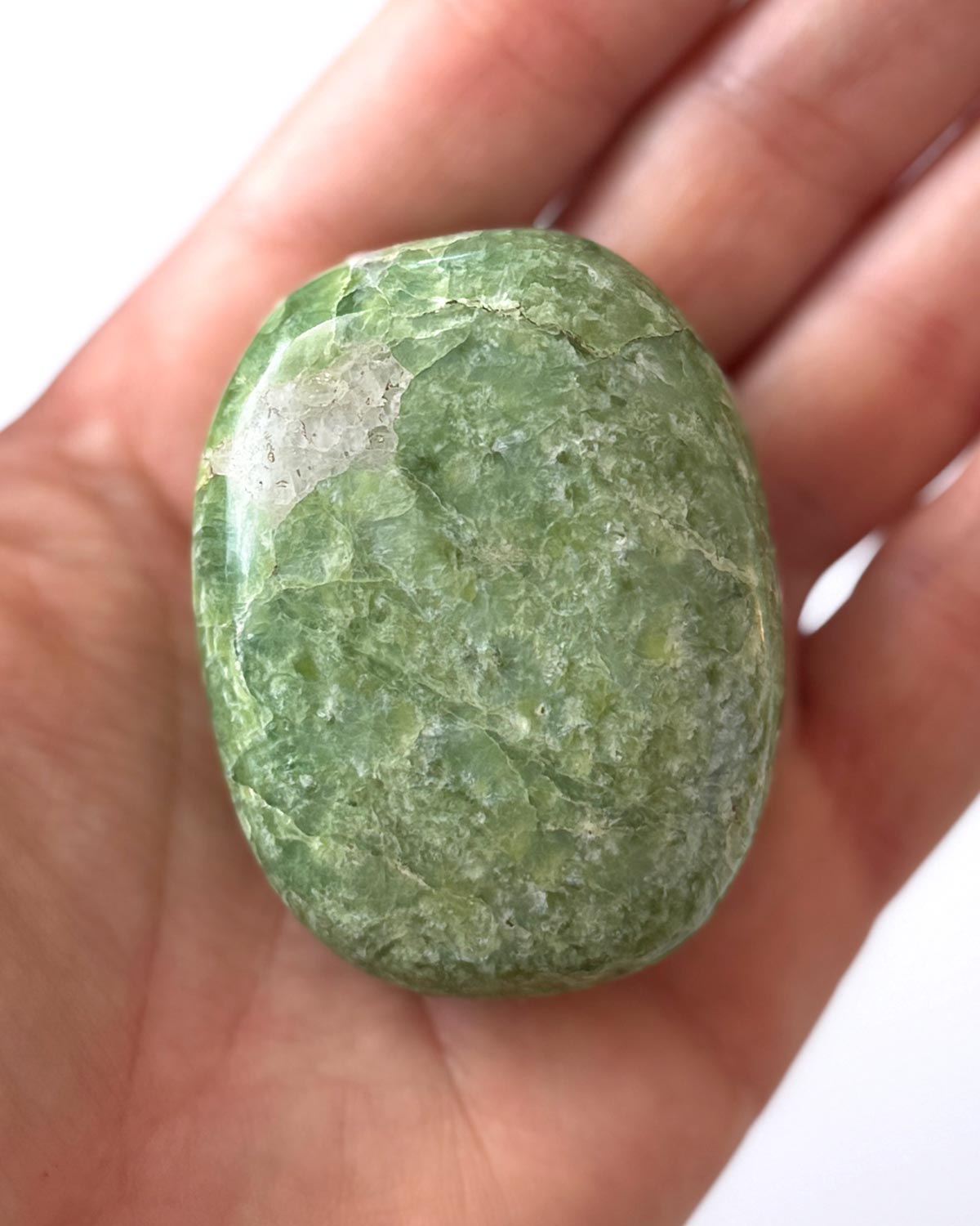 Tremolite Palm Stone
