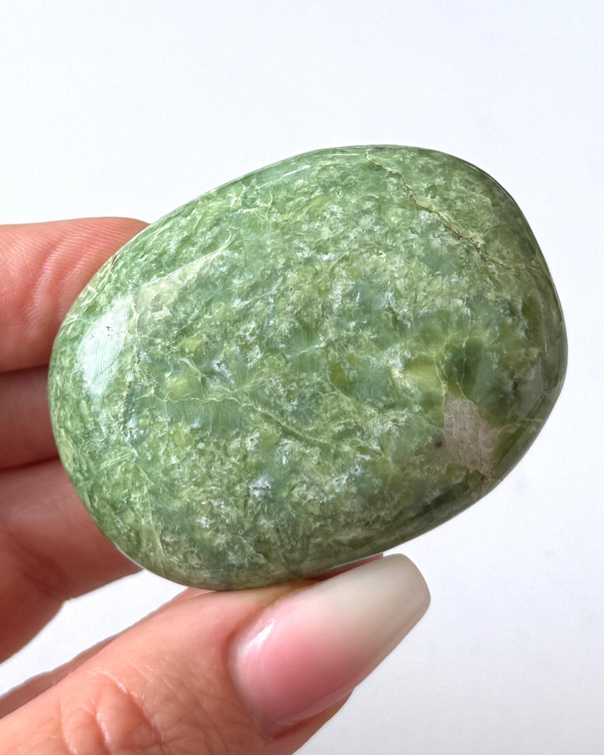Tremolite Palm Stone