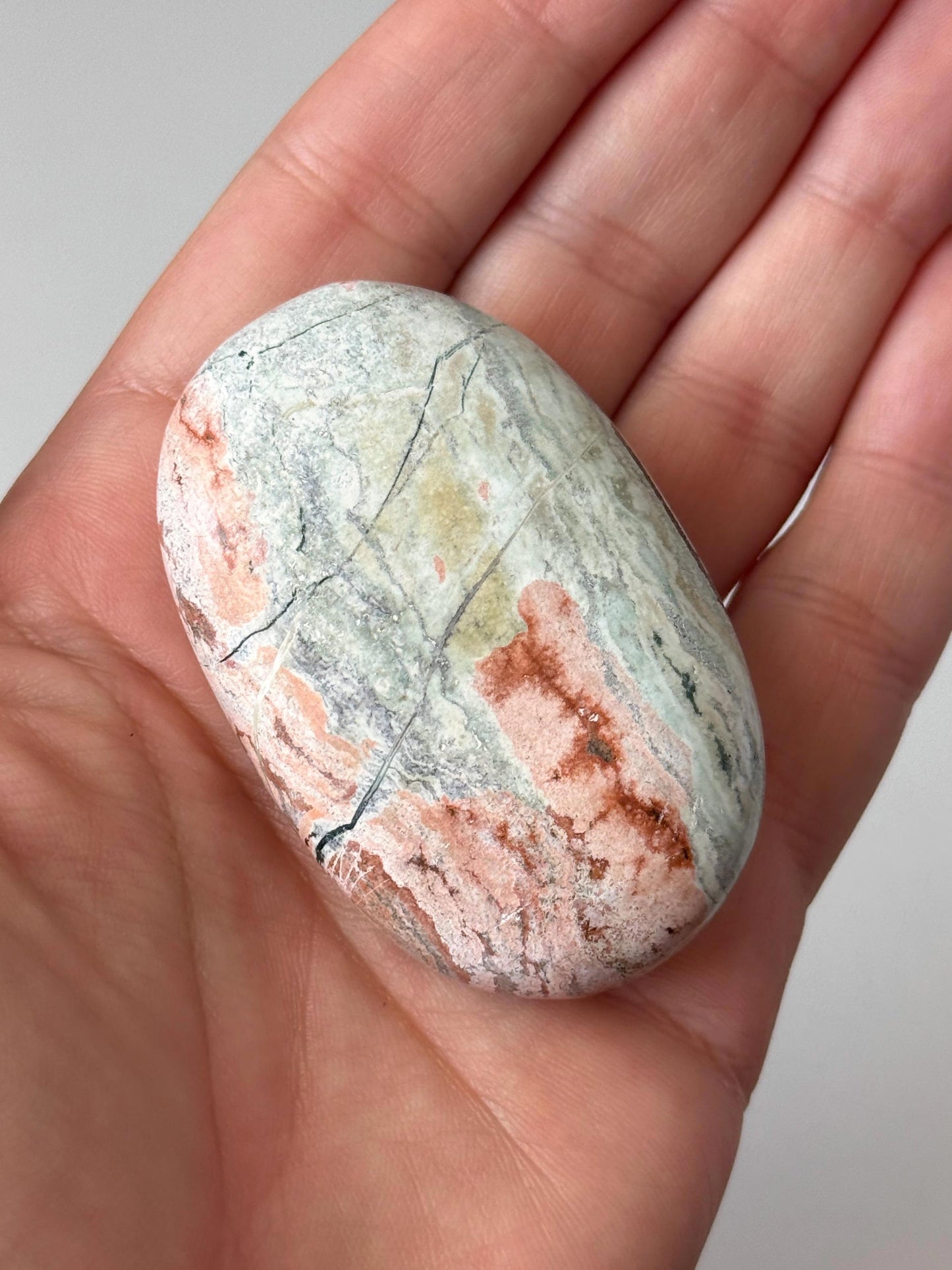 Unicorn Jasper Palm Stone