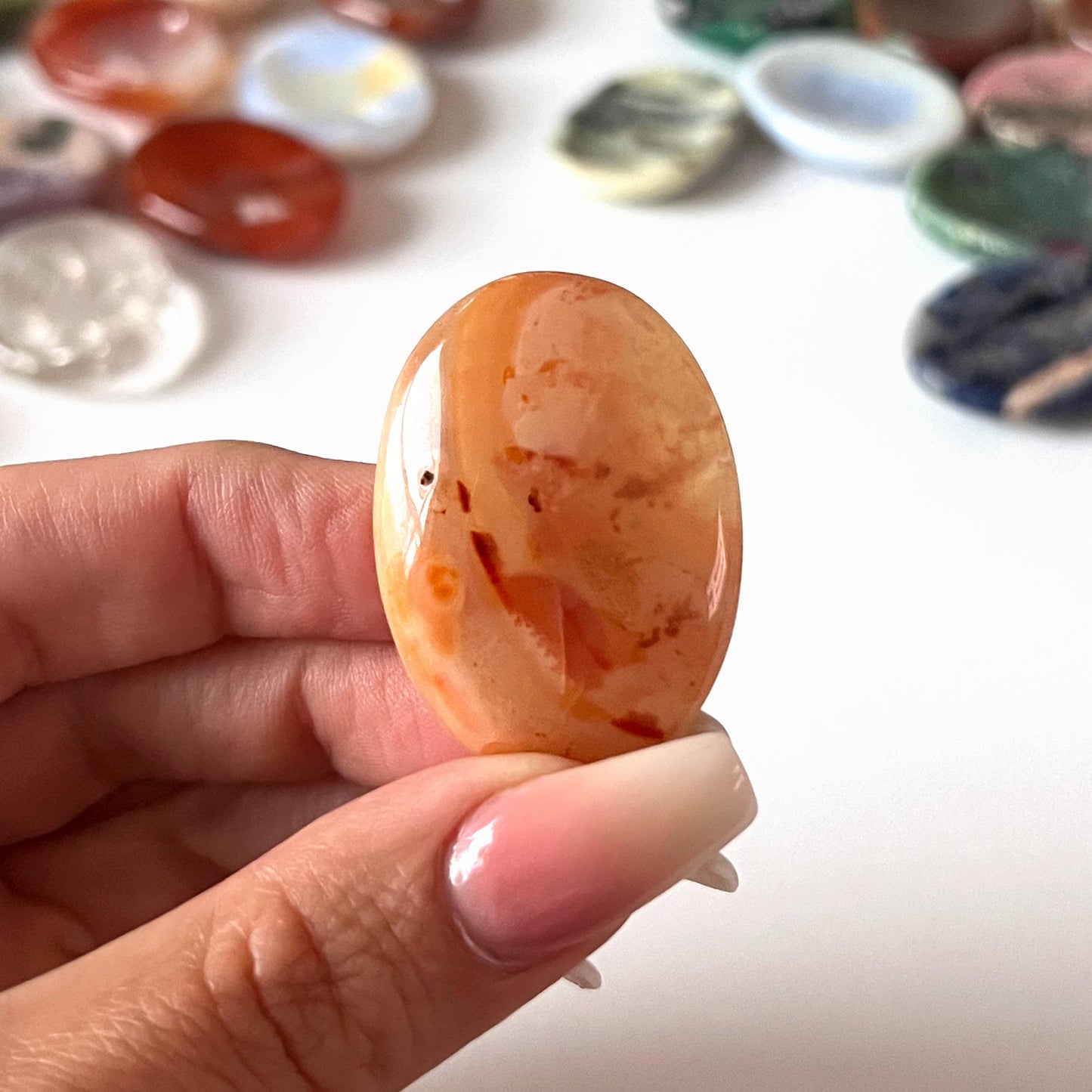 Carnelian Worry Stone
