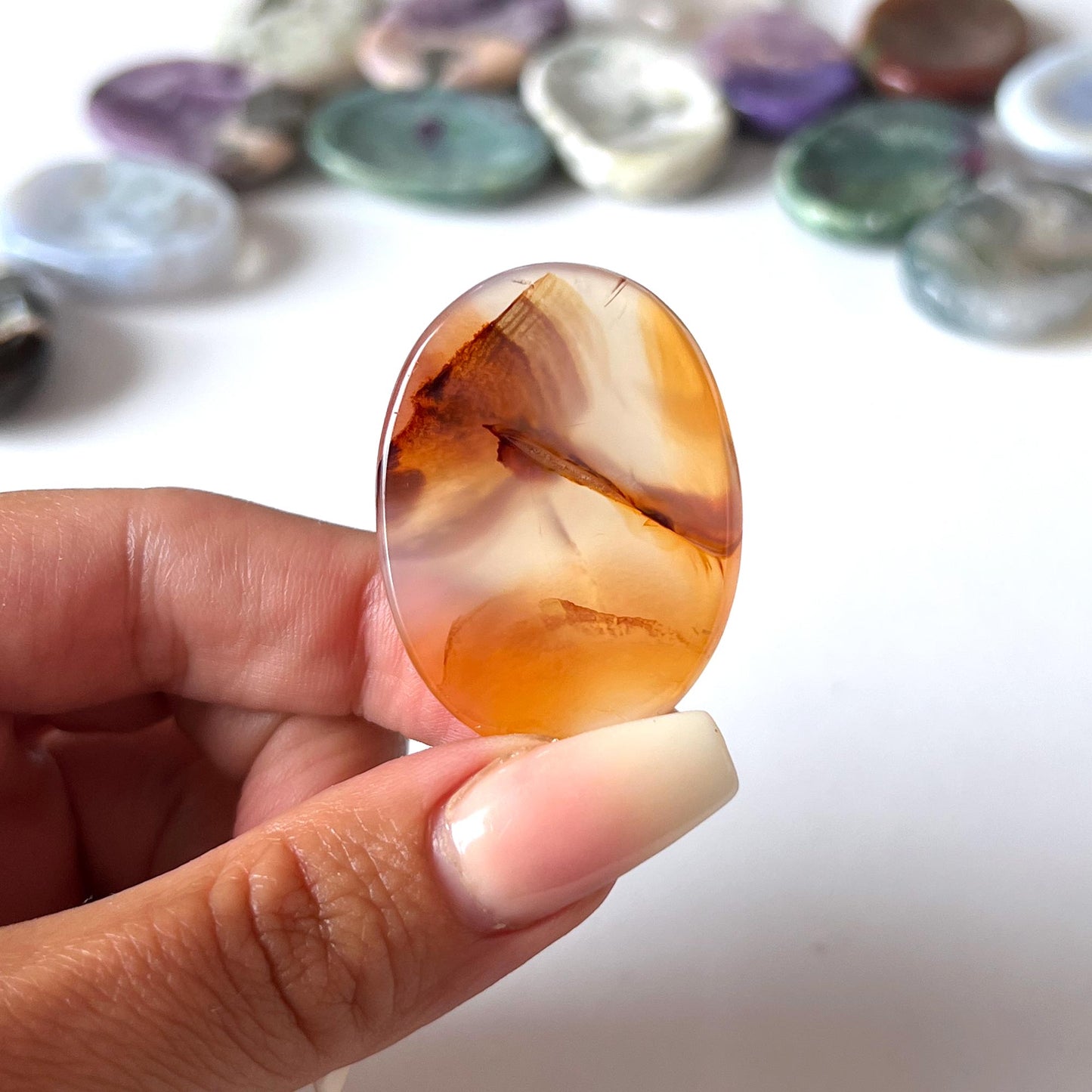 Carnelian Worry Stone