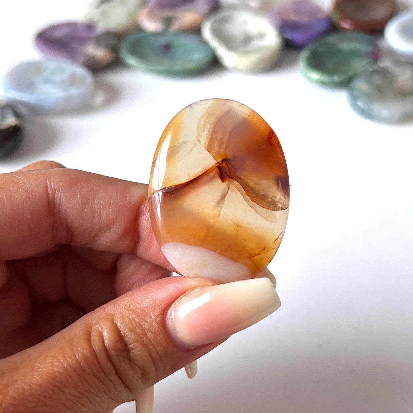 Carnelian Worry Stone