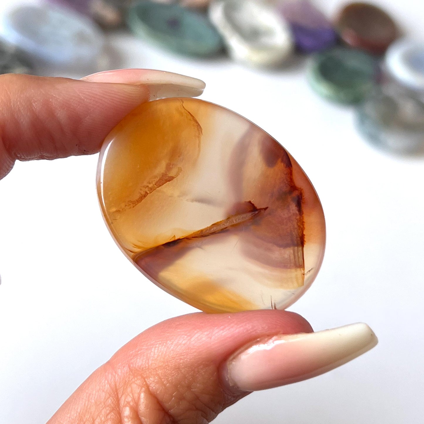 Carnelian Worry Stone
