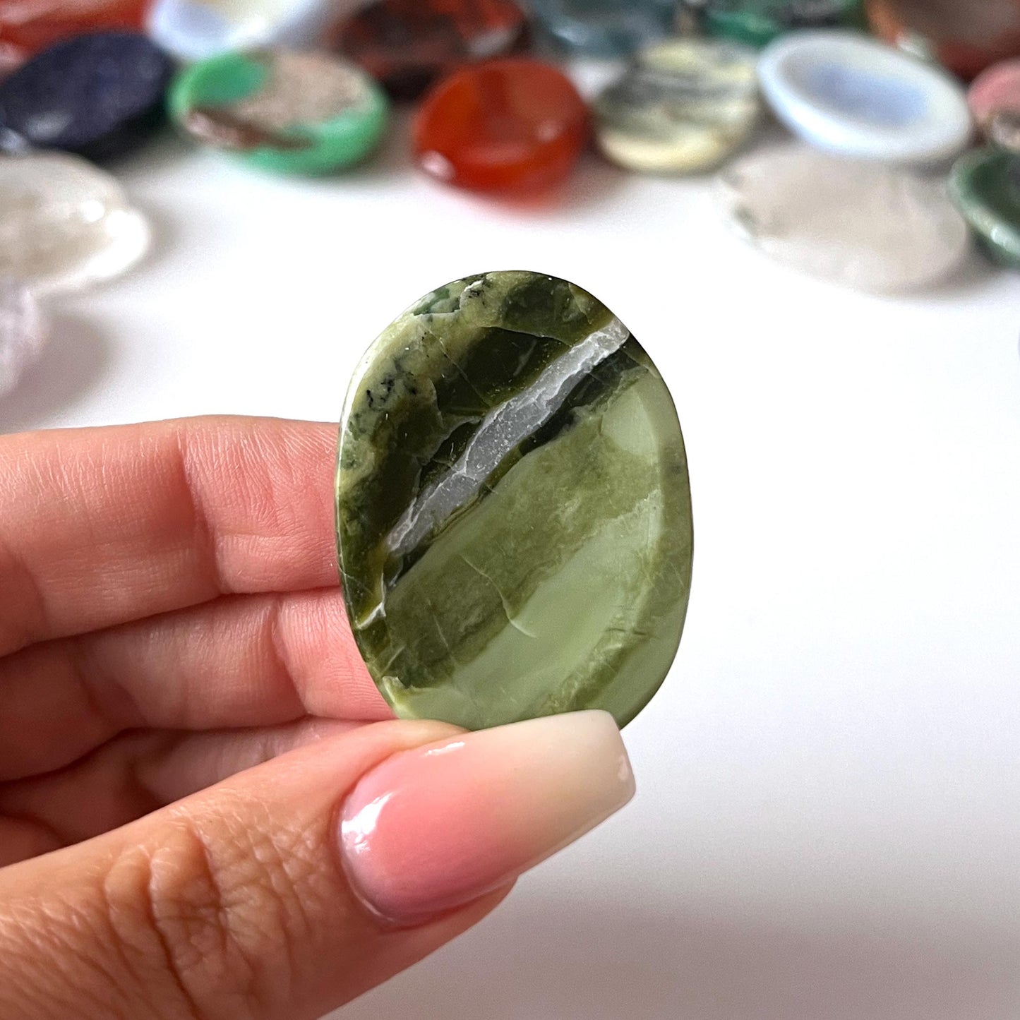 Serpentine Worry Stone