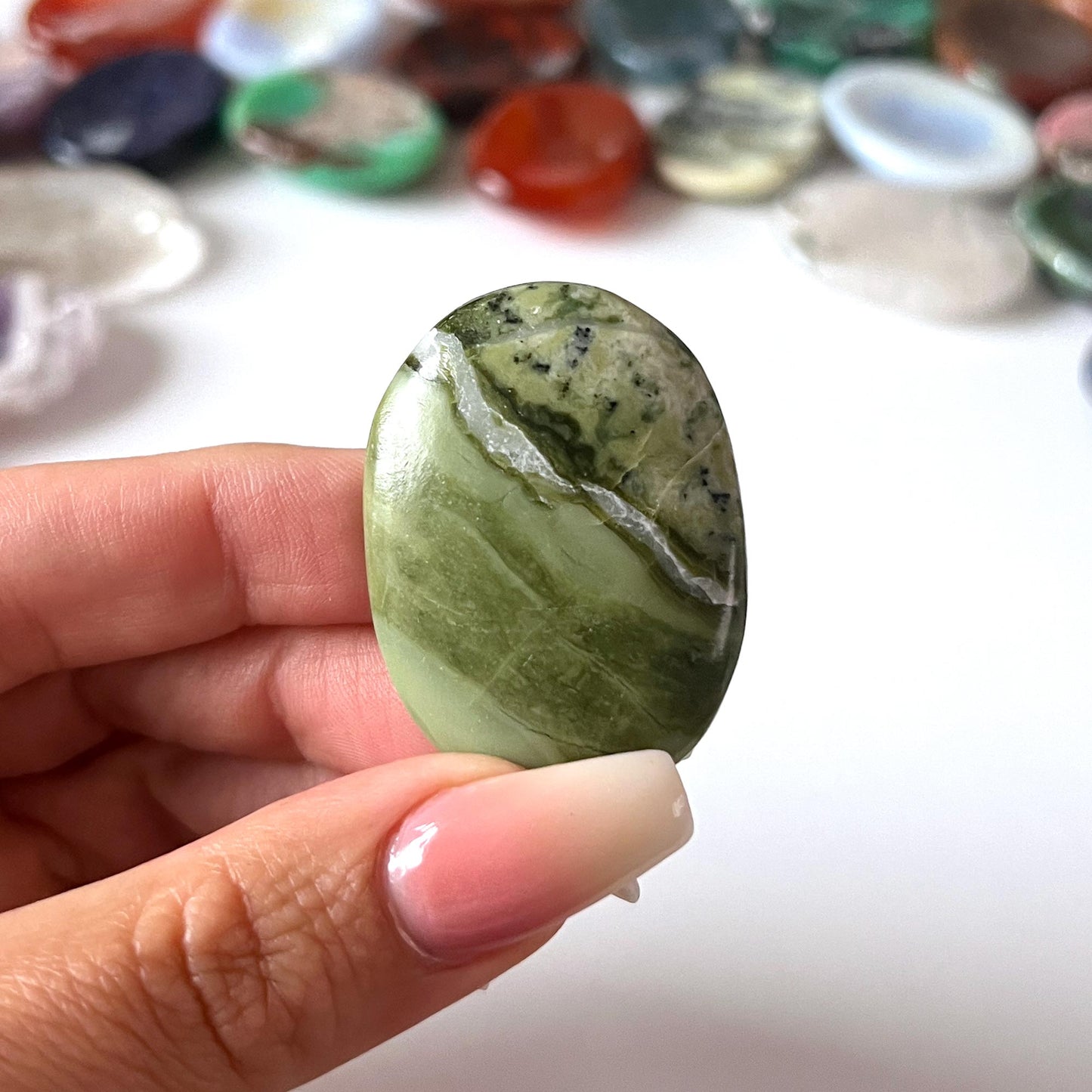 Serpentine Worry Stone