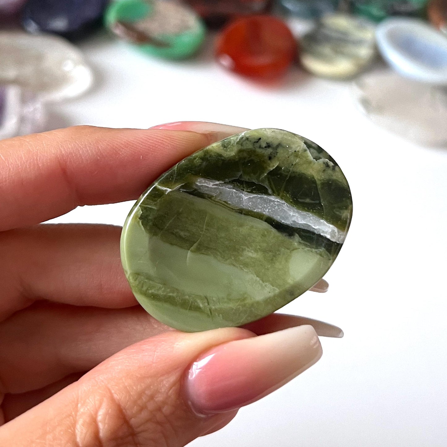 Serpentine Worry Stone