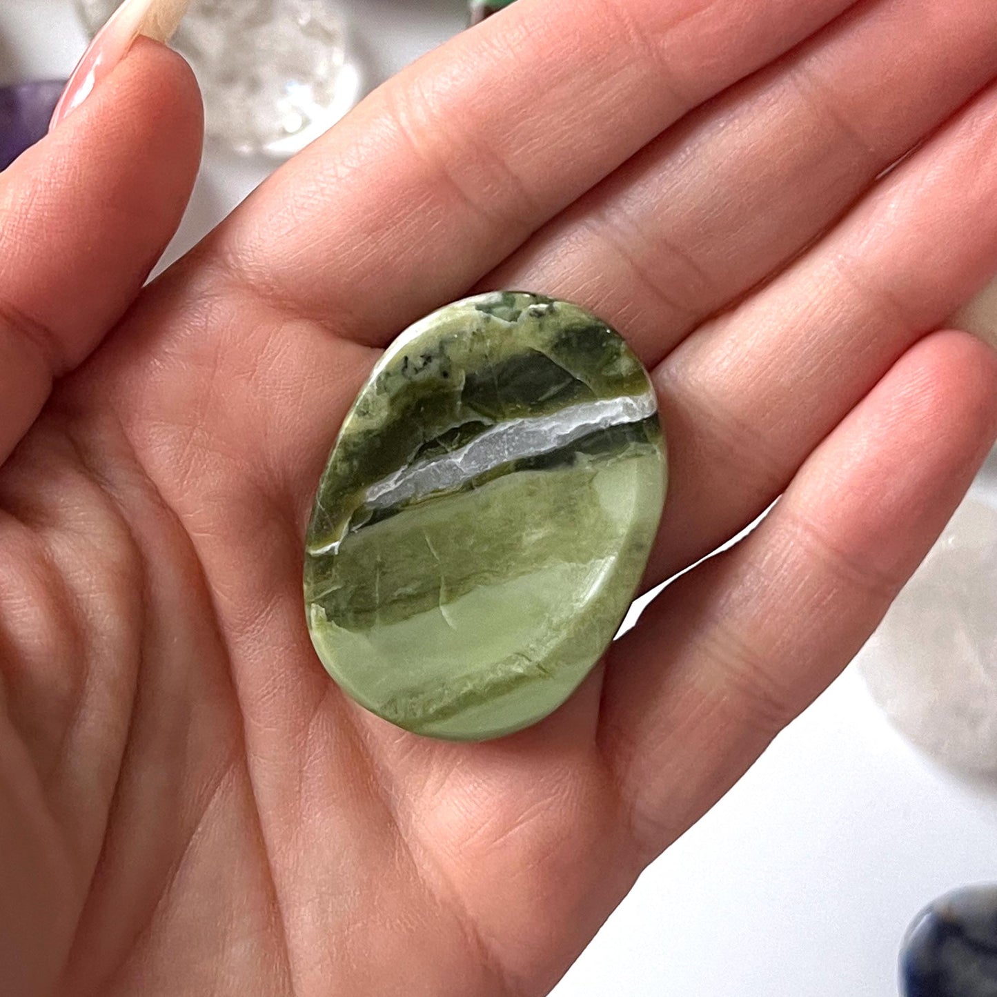 Serpentine Worry Stone