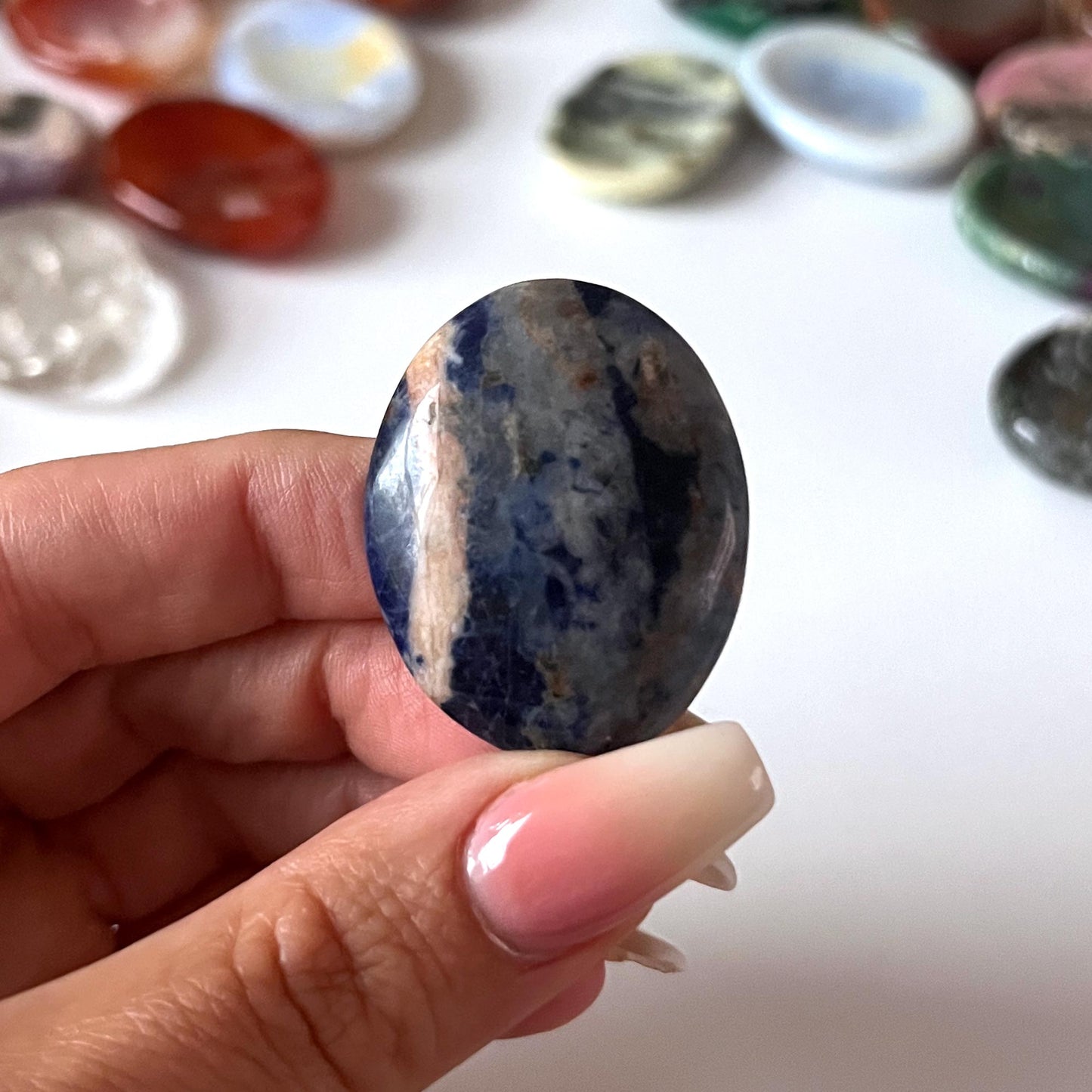 Sodalite Worry Stone
