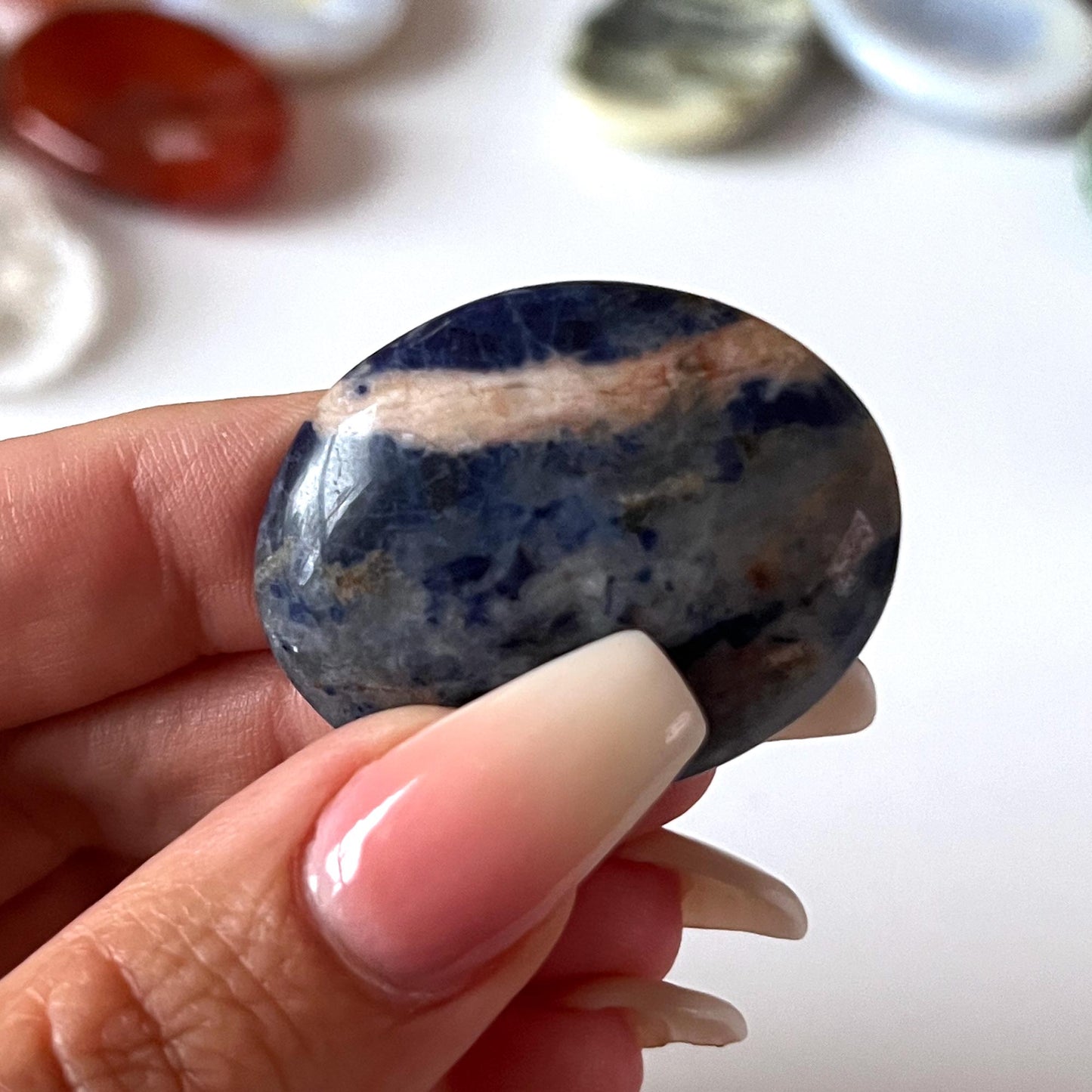 Sodalite Worry Stone