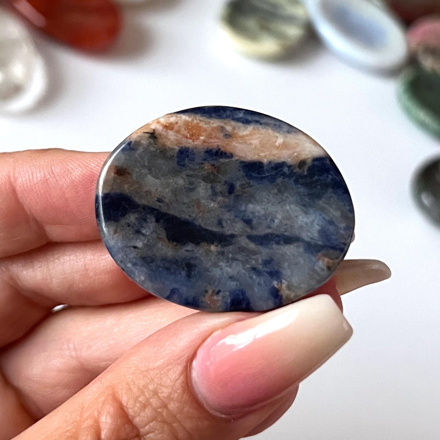 Sodalite Worry Stone