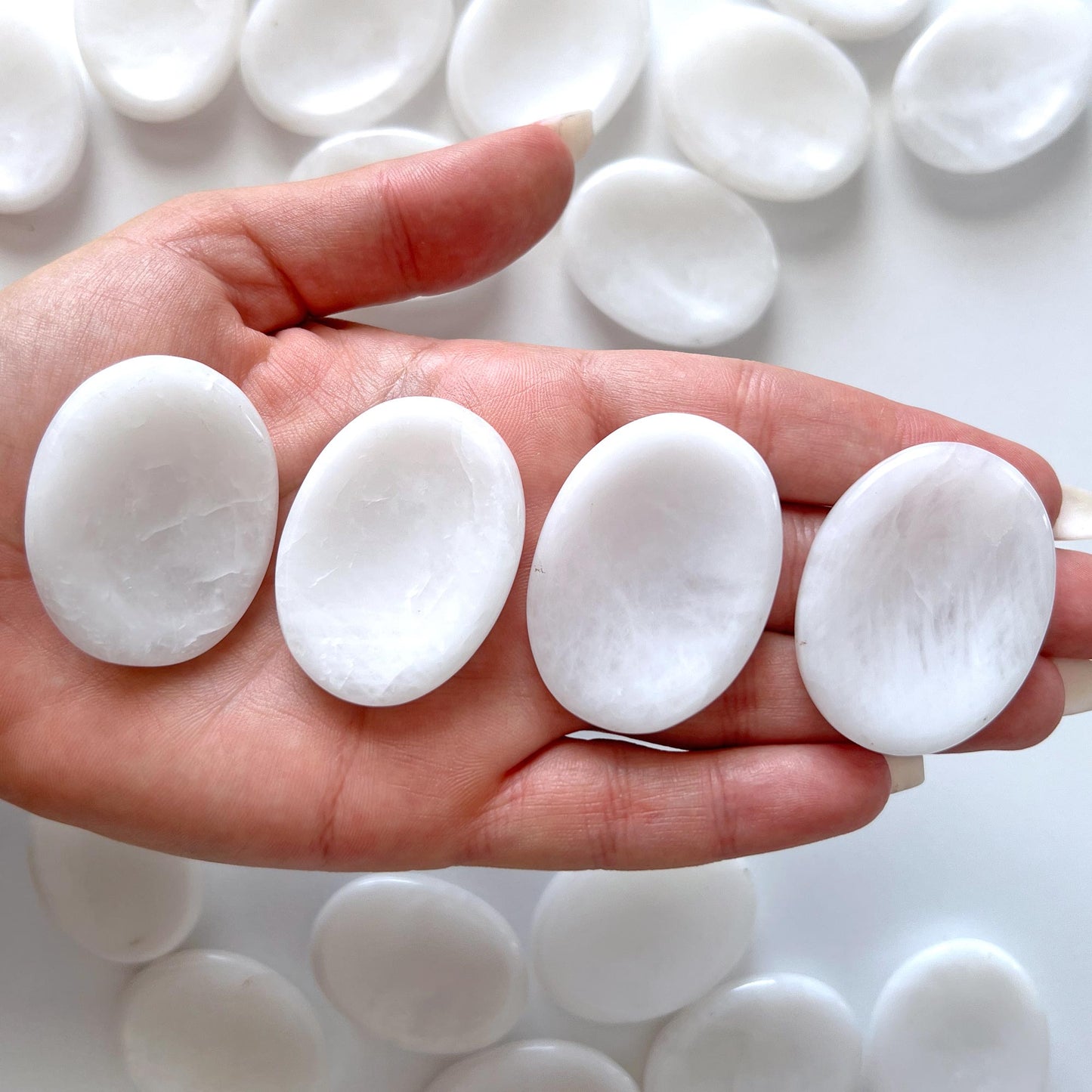 White Aventurine Worry Stone