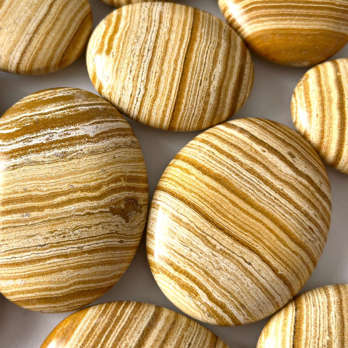 Wood Jasper Palm Stone