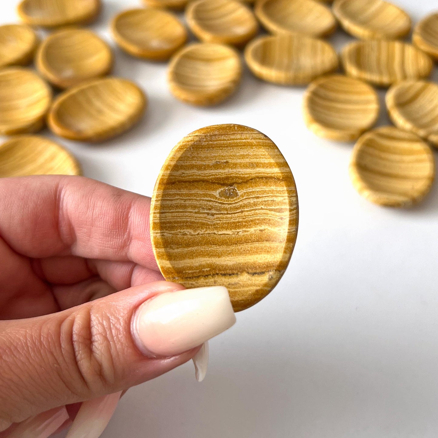 Wood Jasper Worry Stone