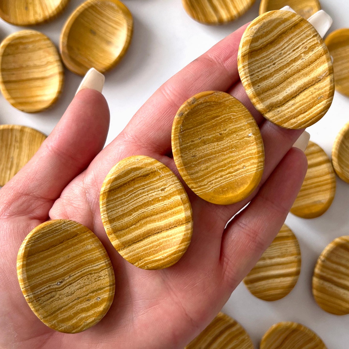 Wood Jasper Worry Stone