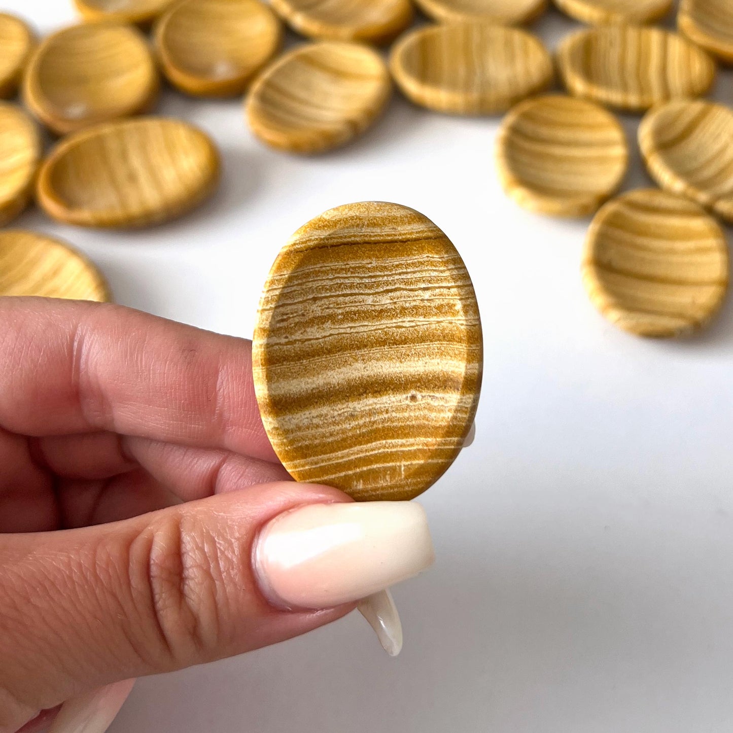 Wood Jasper Worry Stone