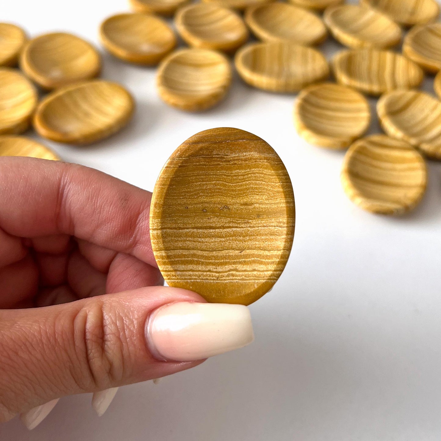 Wood Jasper Worry Stone