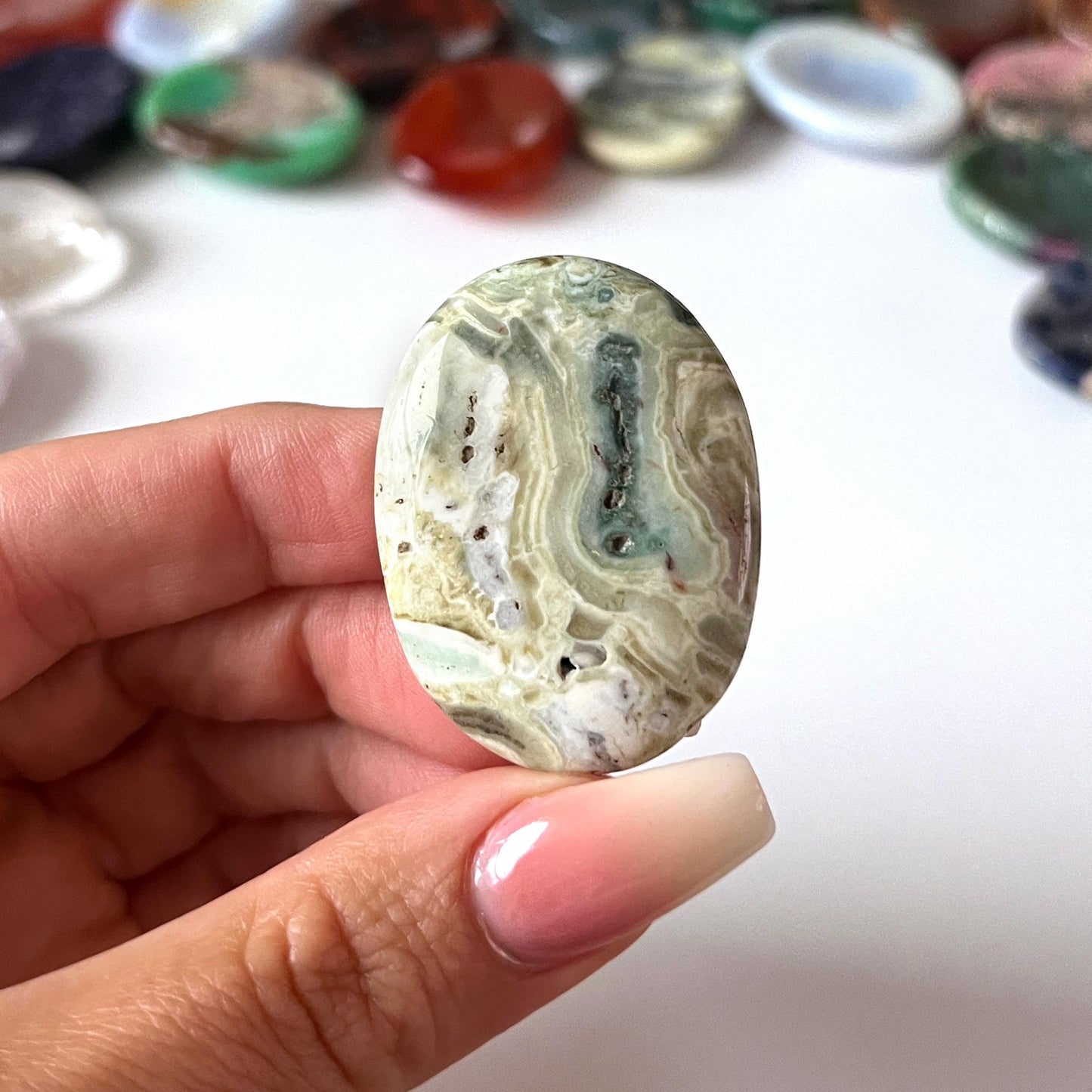 Banded Agate Worry Stone