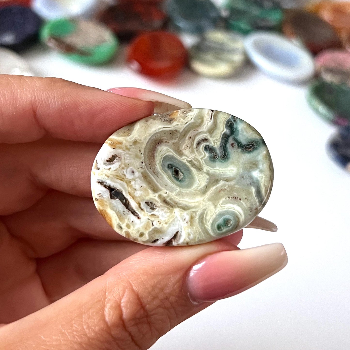 Banded Agate Worry Stone