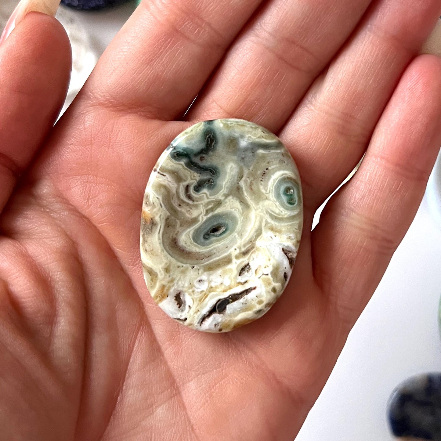 Banded Agate Worry Stone