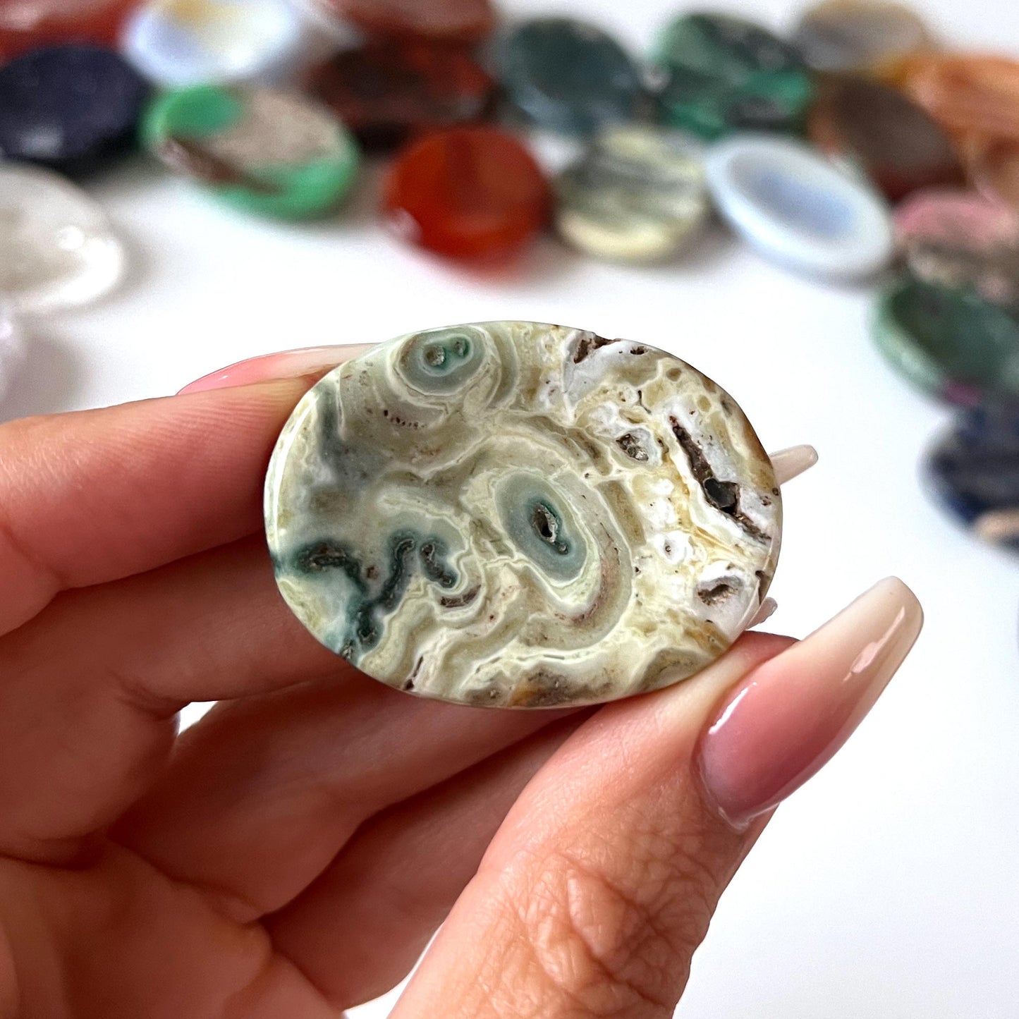 Banded Agate Worry Stone