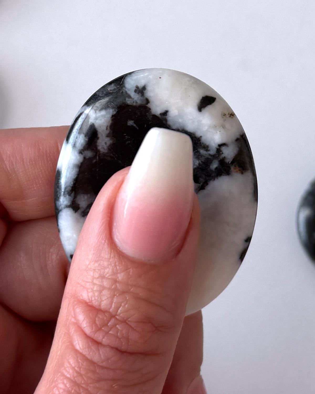 Zebra Jasper Worry Stone