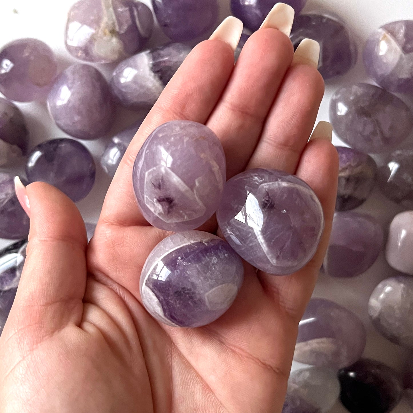 Dream Amethyst Tumbled Stone