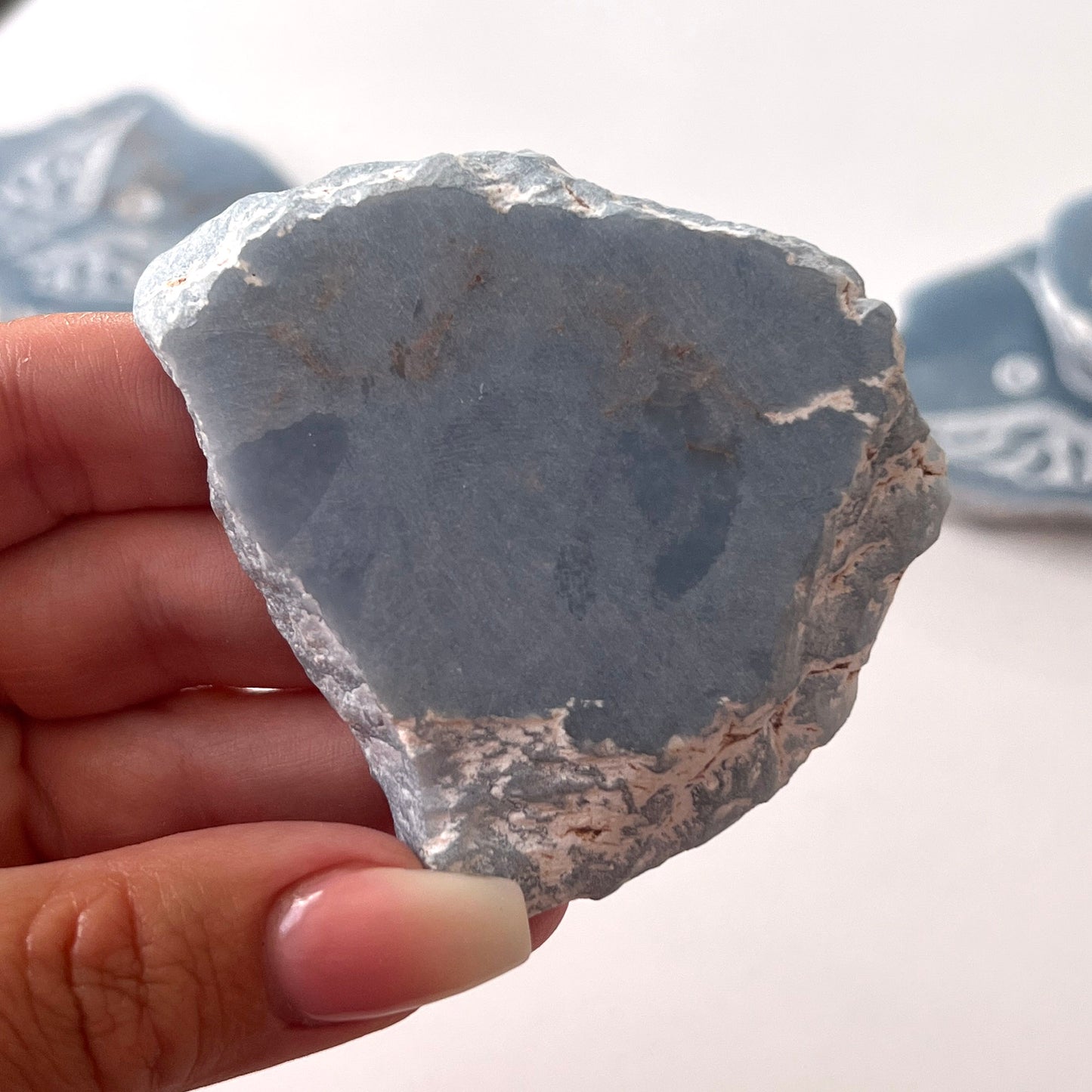 Angelite Slab Incense Holder
