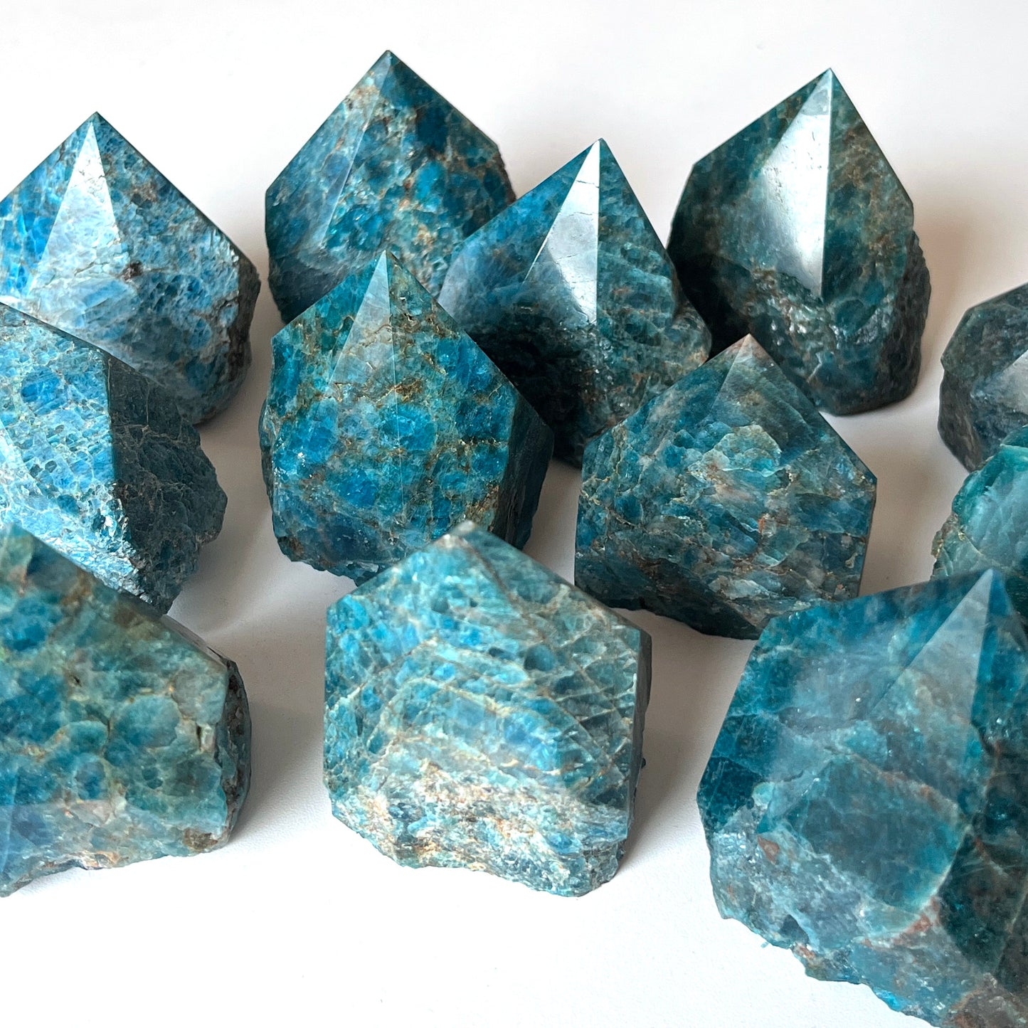 Blue Apatite Top Polished Point