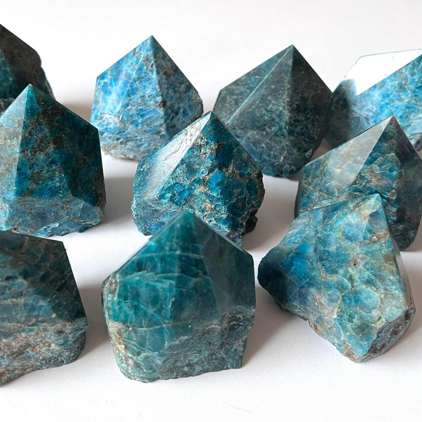 Blue Apatite Top Polished Point