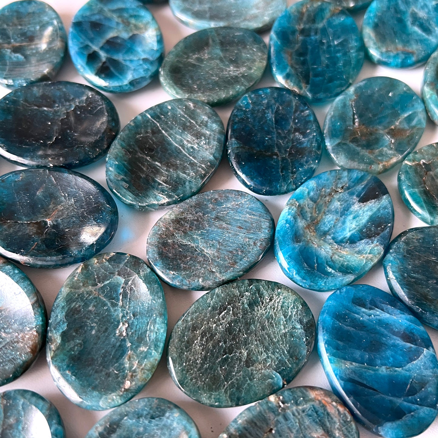 Blue Apatite Worry Stone