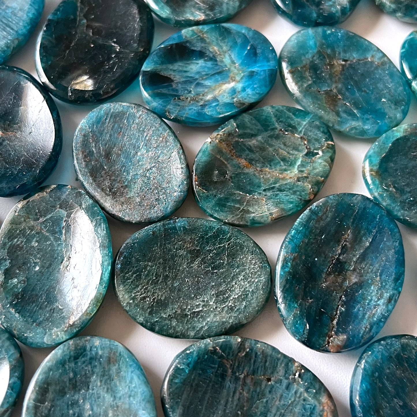 Blue Apatite Worry Stone