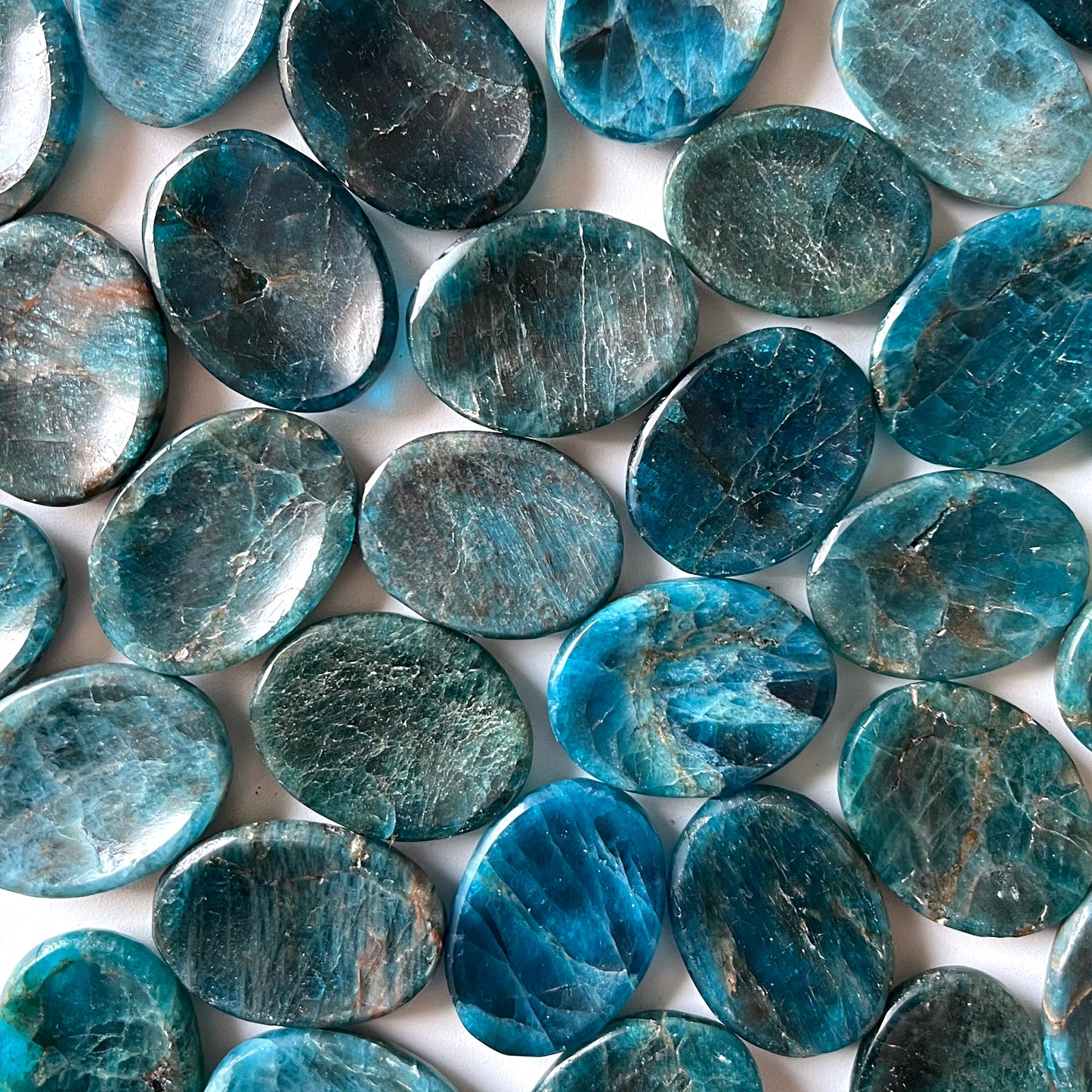 Blue Apatite Worry Stone
