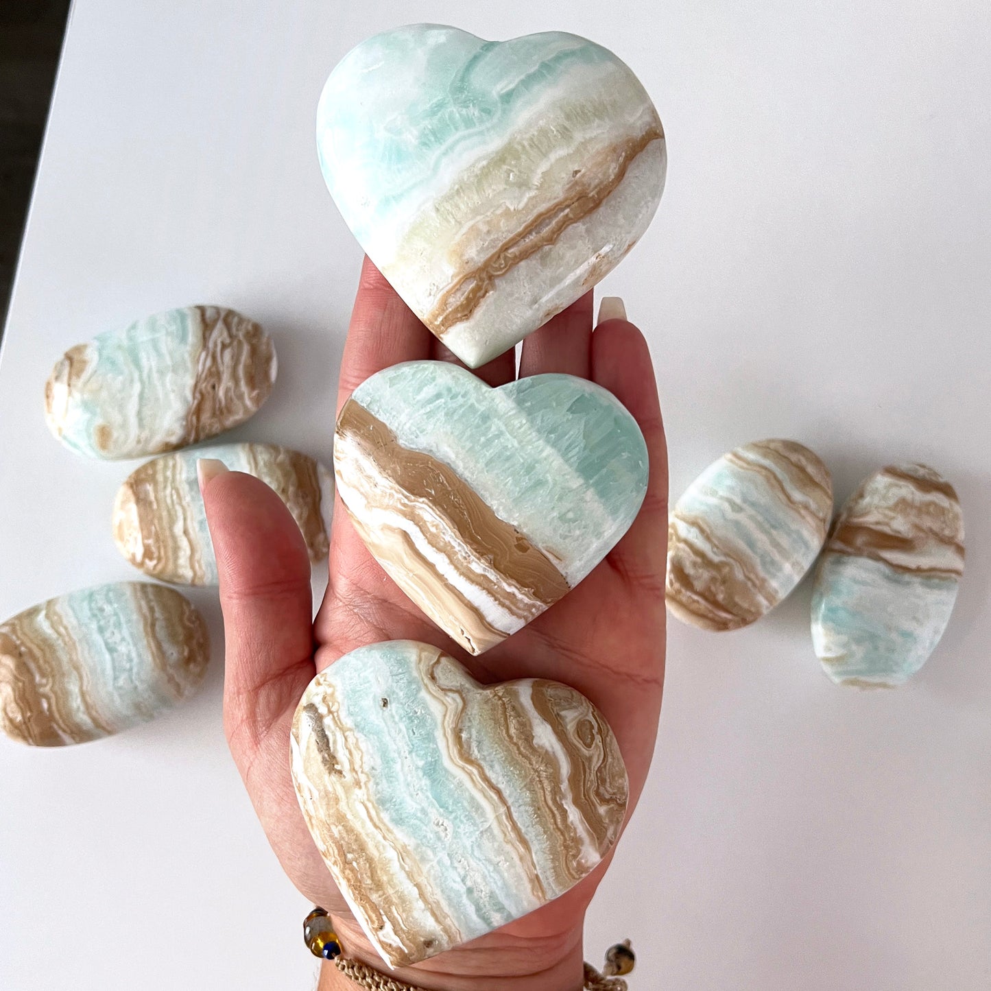 Caribbean Calcite Heart