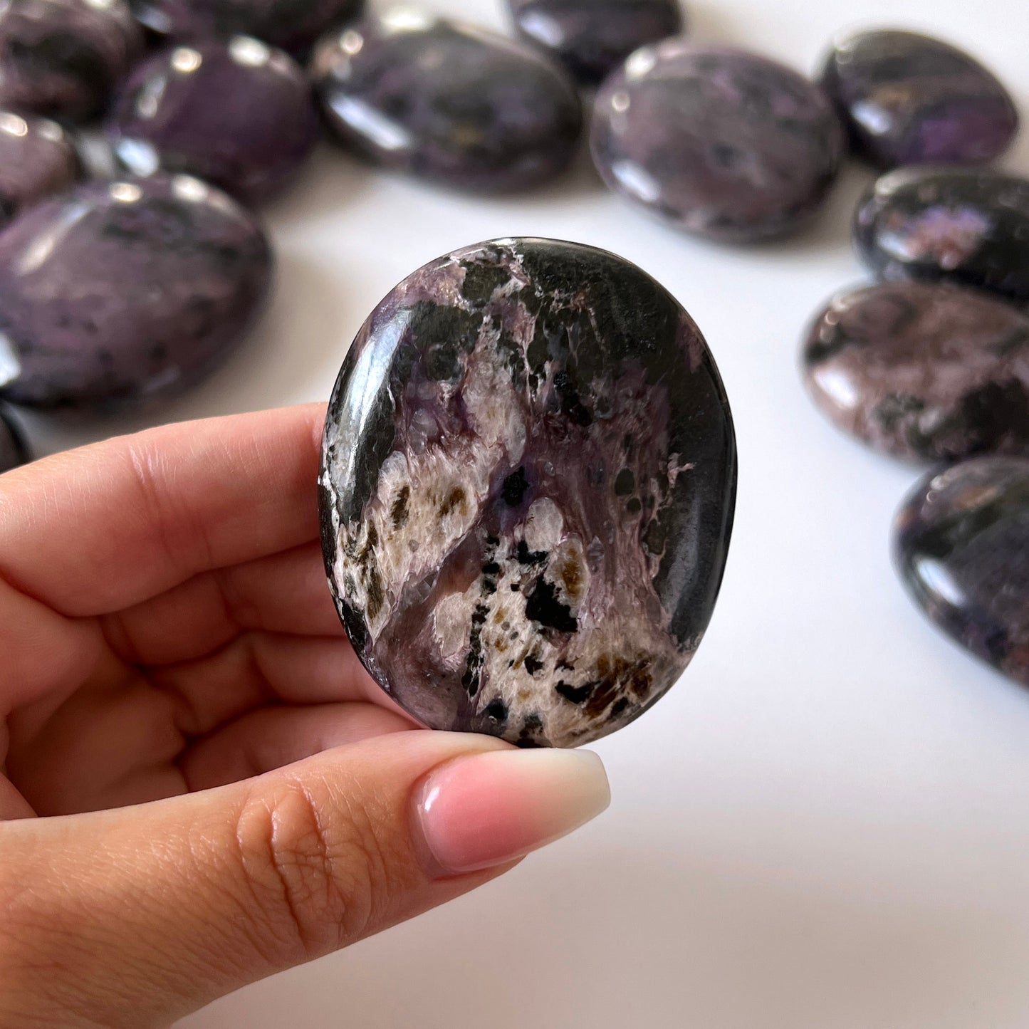 Charoite in Matrix Palm Stone