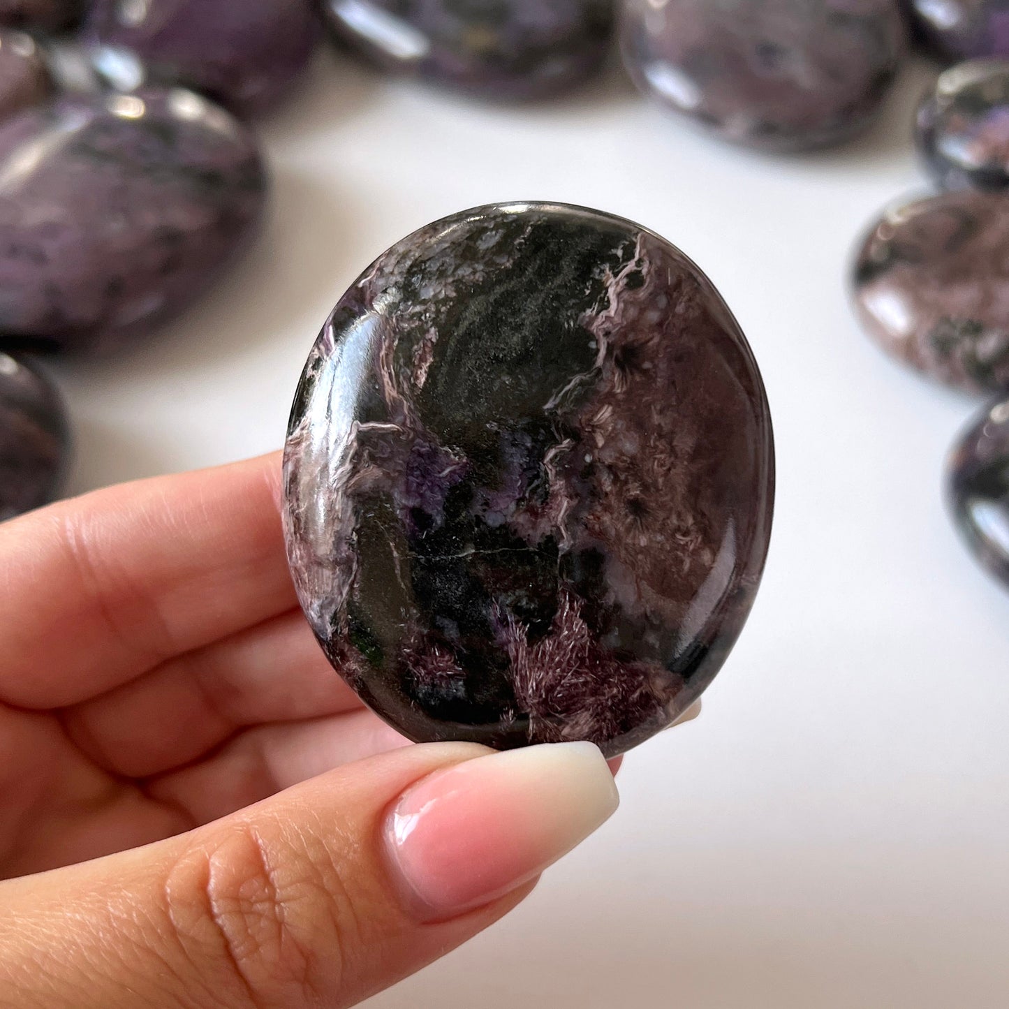 Charoite in Matrix Palm Stone