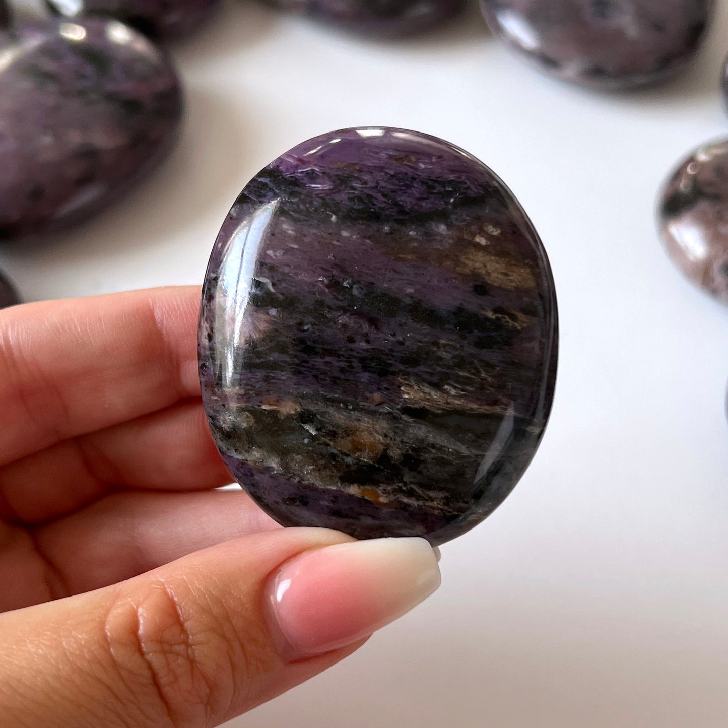 Charoite in Matrix Palm Stone
