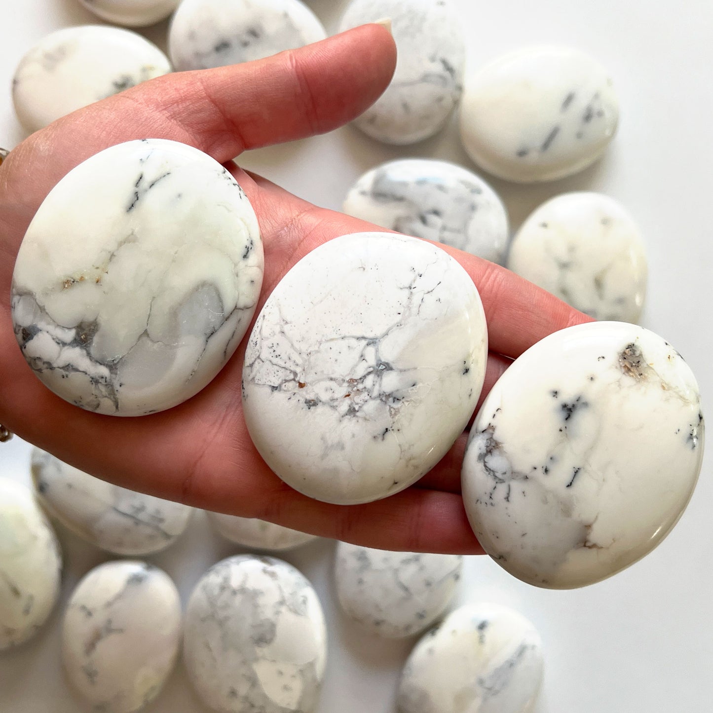 Dendritic Opal Palm Stone