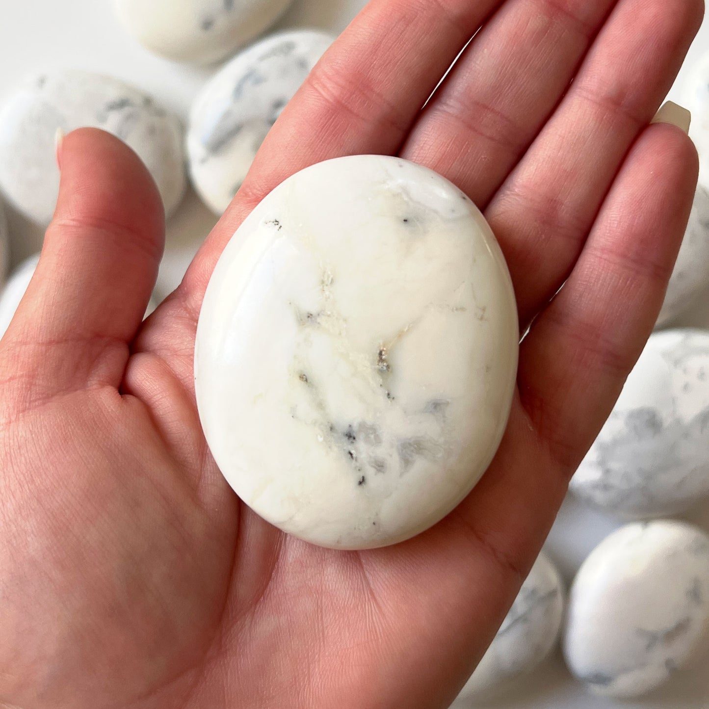 Dendritic Opal Palm Stone
