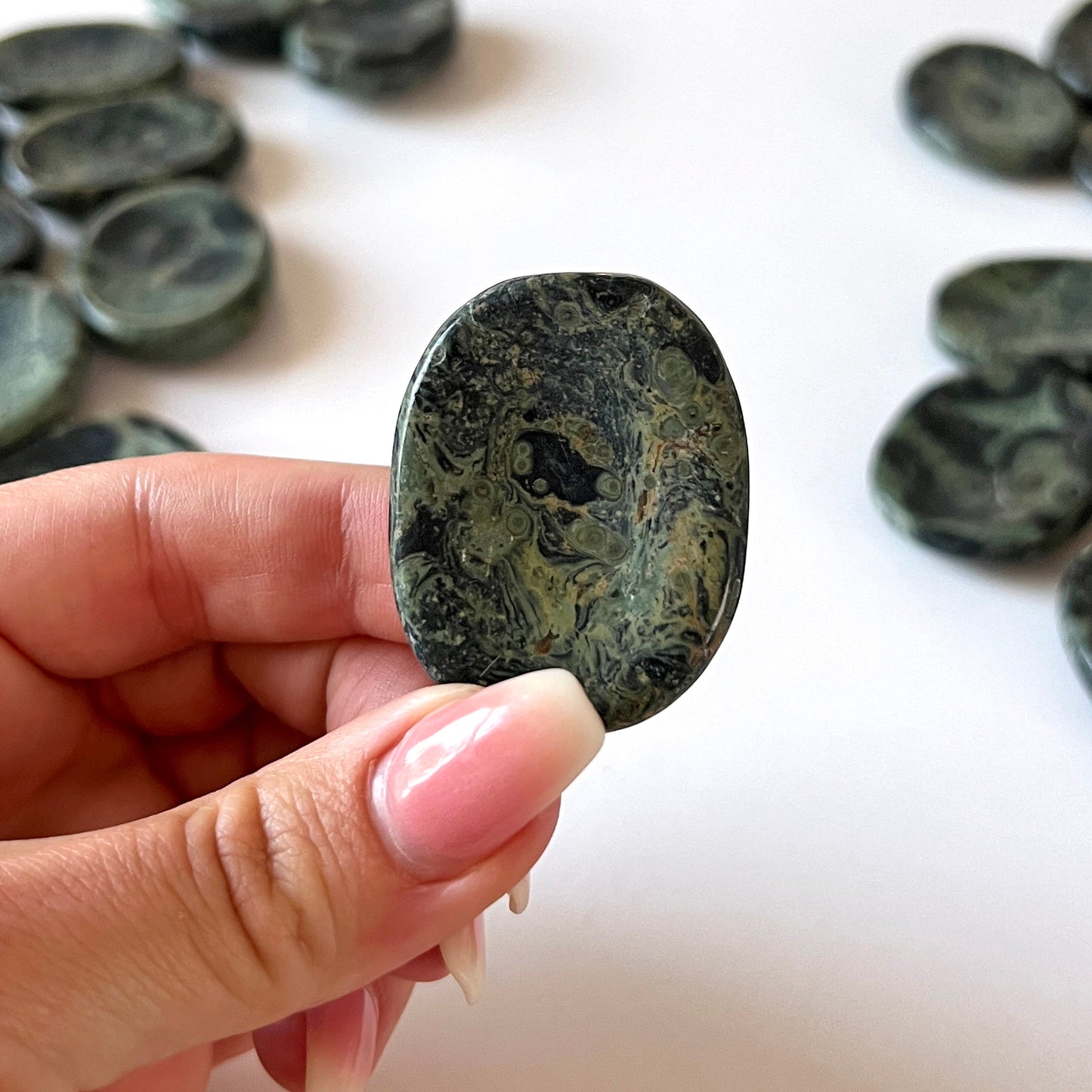 Kambaba Jasper Worry Stone