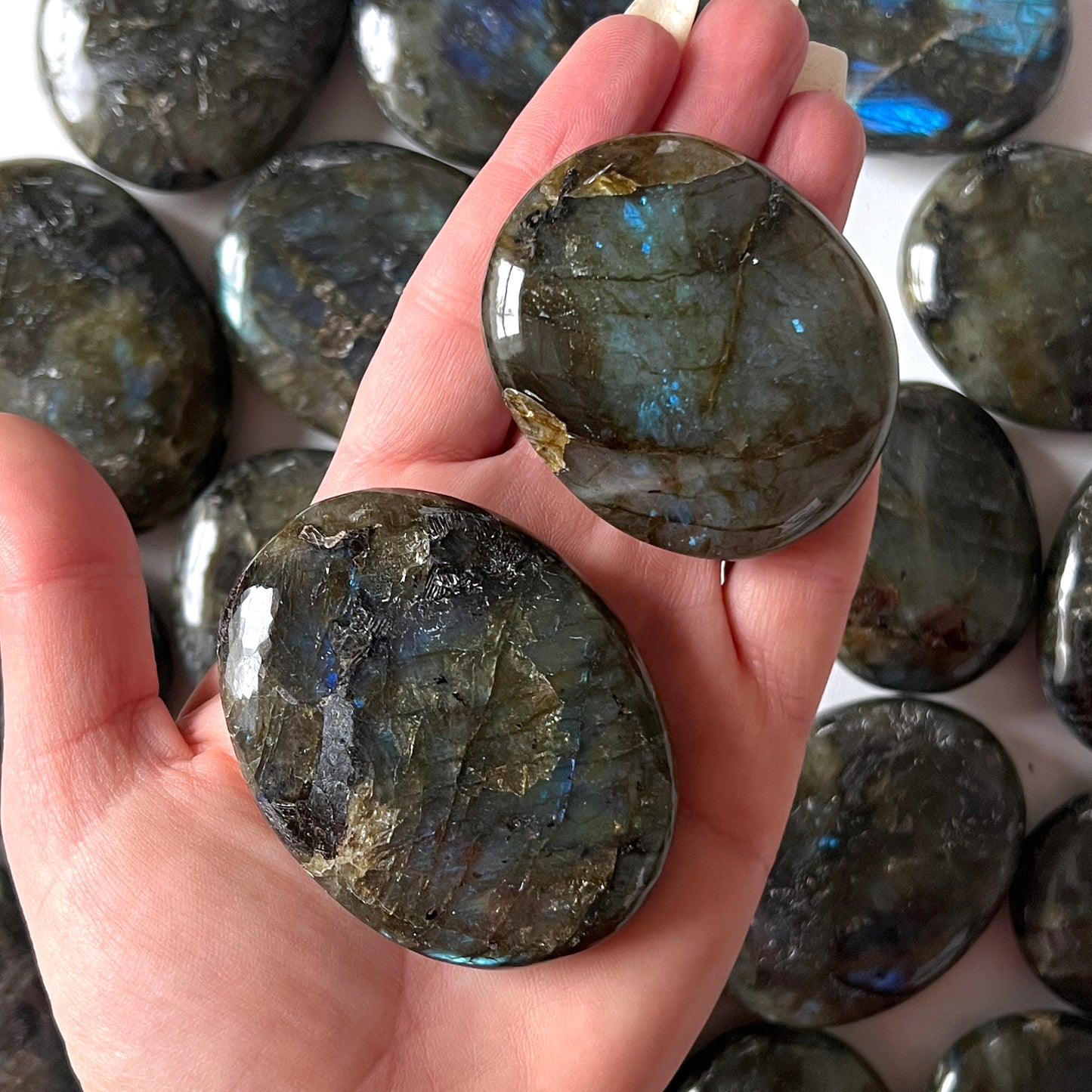 Labradorite Palm Stone